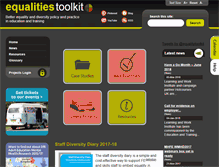 Tablet Screenshot of equalitiestoolkit.com
